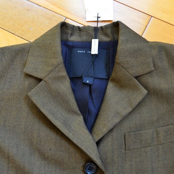 Marc Jacobs Wool Blend Jacket Blazer Size 0 - Picture 8 of 12